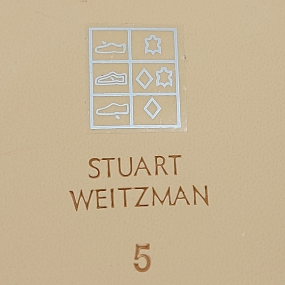 Stuart Weitzman Women's Size 5 Flat Slide Sandals Peony Light Blue New - Picture 9 of 11